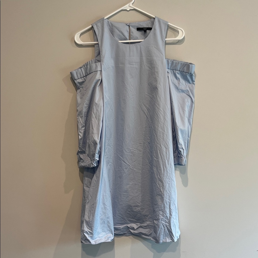 Light Blue Off-Shoulder Dress